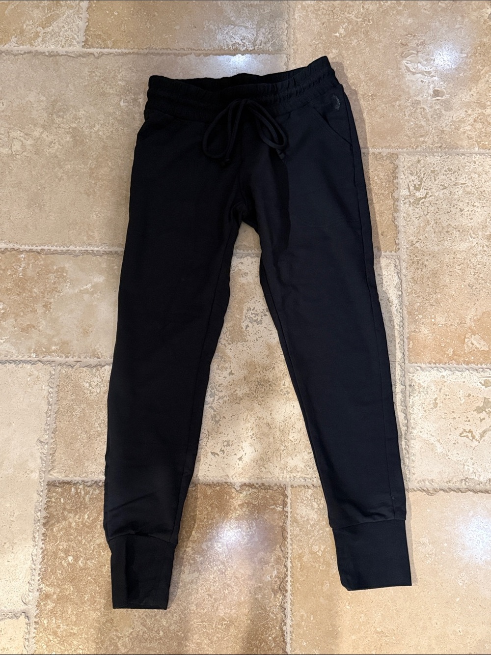 Free People Movement Black Drawstring Jogger Pants